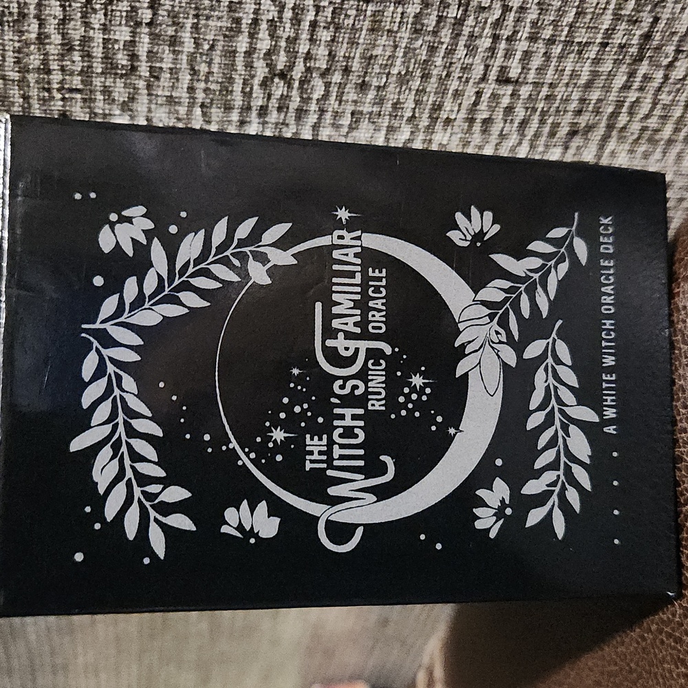 New -Mini- The Witch's Familiar RUNIC Oracle Card Deck- 24 cards & Guide Sheet
